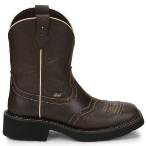 Justin Boots "Sandra 8" tall Justin Gypsy" Size 7 - worn once (around the house)